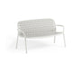 EMU Yard 2-zits tuinbank White/Grey