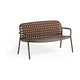 EMU Yard 2-zits tuinbank Indian Brown/Dark Brown