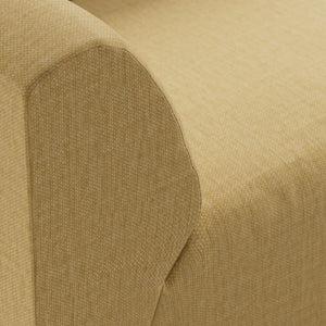 HKliving Jax bank left end Cocoon Beige
