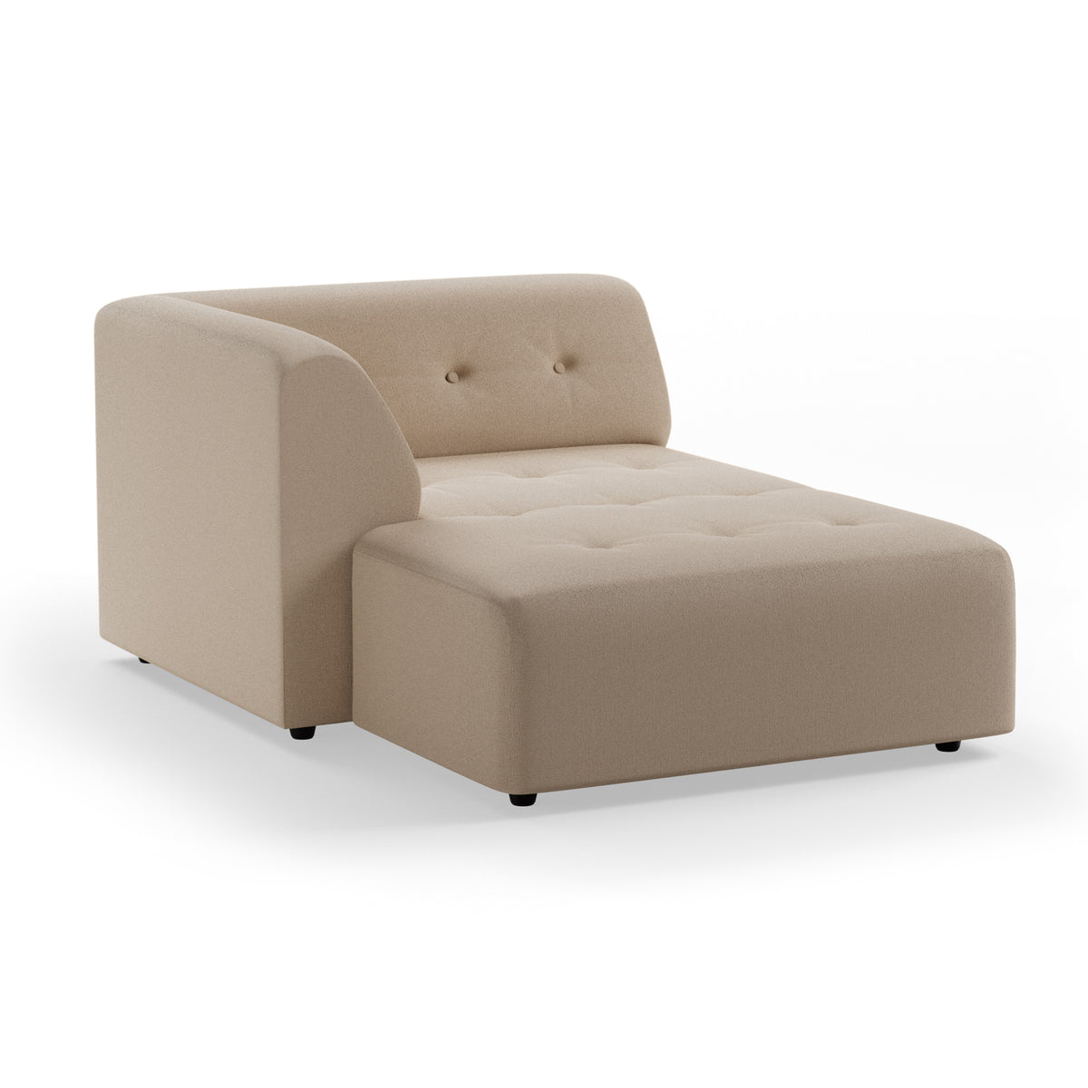 HKliving Vint bank left divan Knotted Beige