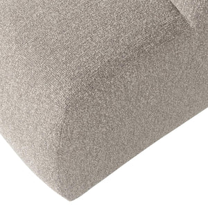 WOOOD Mojo poef bouclé Beige Melange