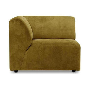 HKliving Jax bank left corner Royal Velvet Olive