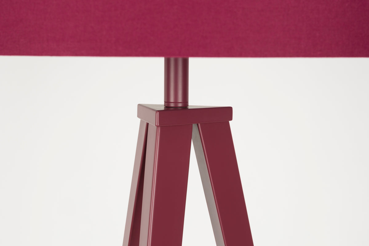 Zuiver Tripod vloerlamp Burgundy