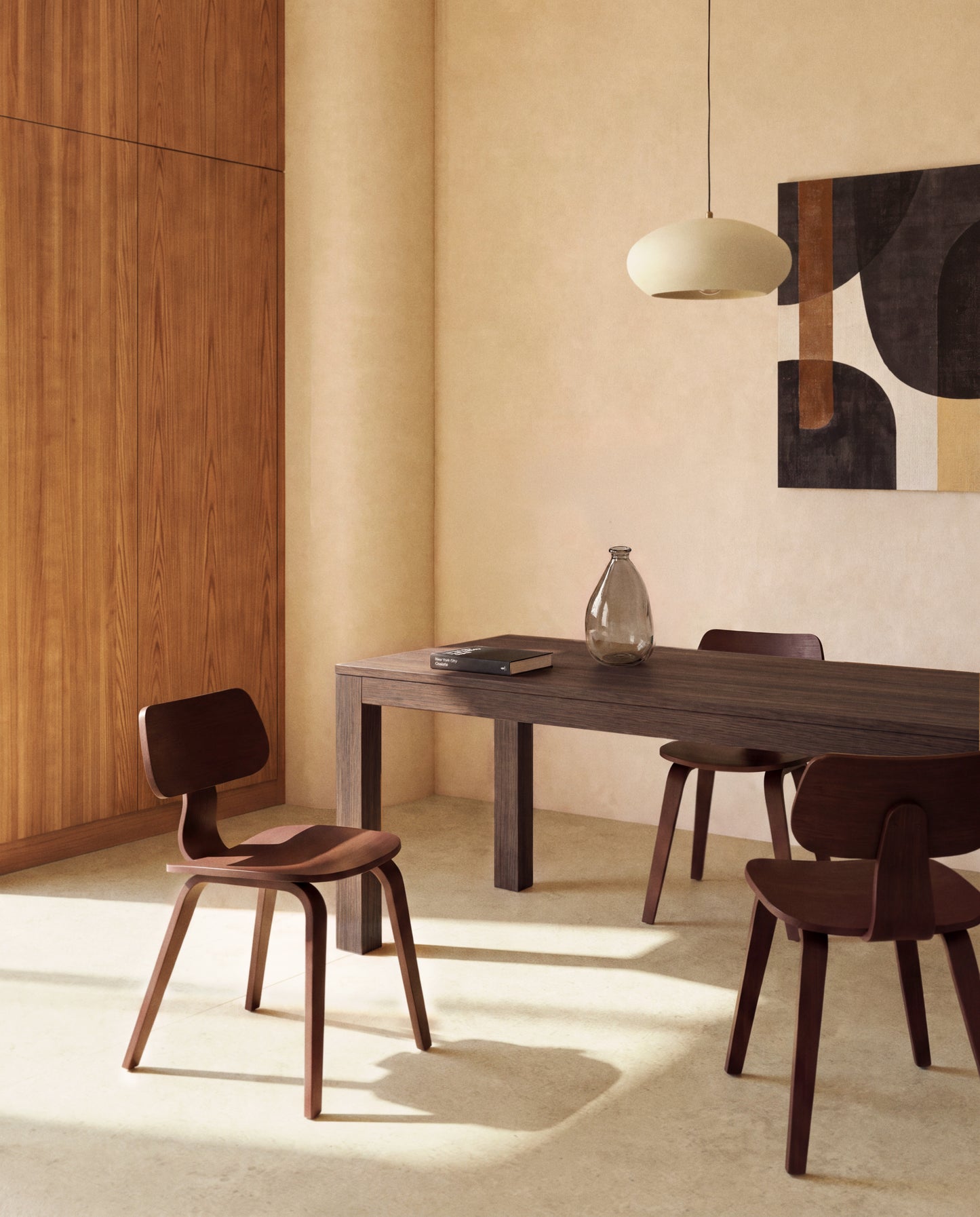Kave Home Gena eetkamerstoel Bordeaux