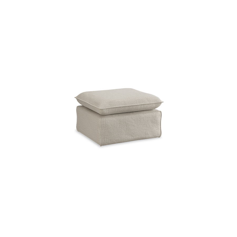 HKliving Nomad hocker Pure Ivory