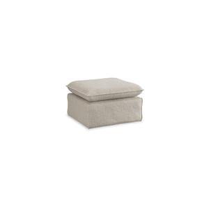 HKliving Nomad hocker Pure Ivory