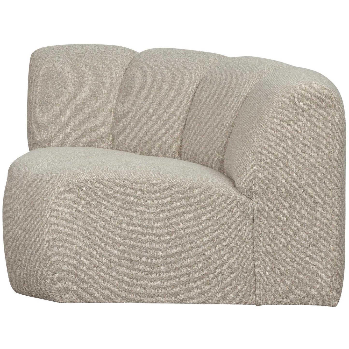 WOOOD Mojo bank hoekelement bouclé Beige Melange