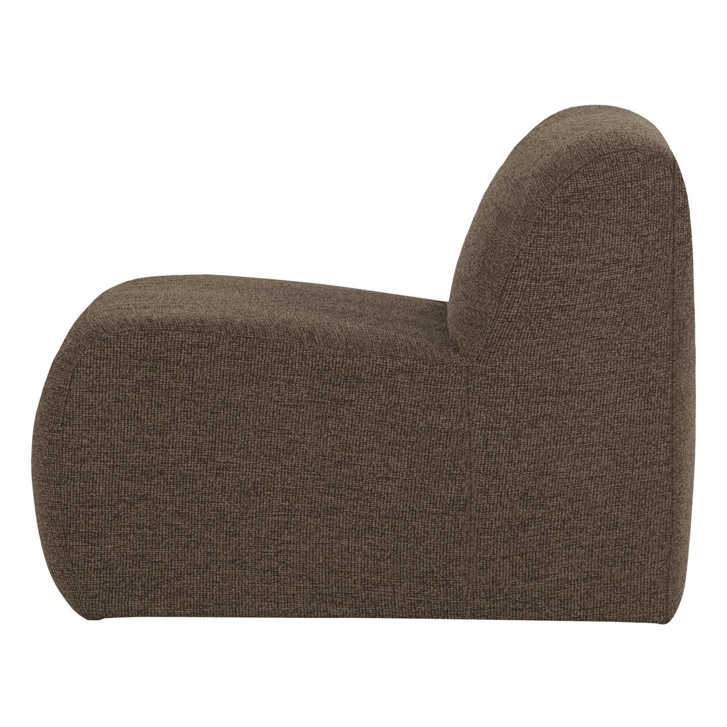 WOOOD Mojo Base 1-zits bank bouclé Bruin Melange