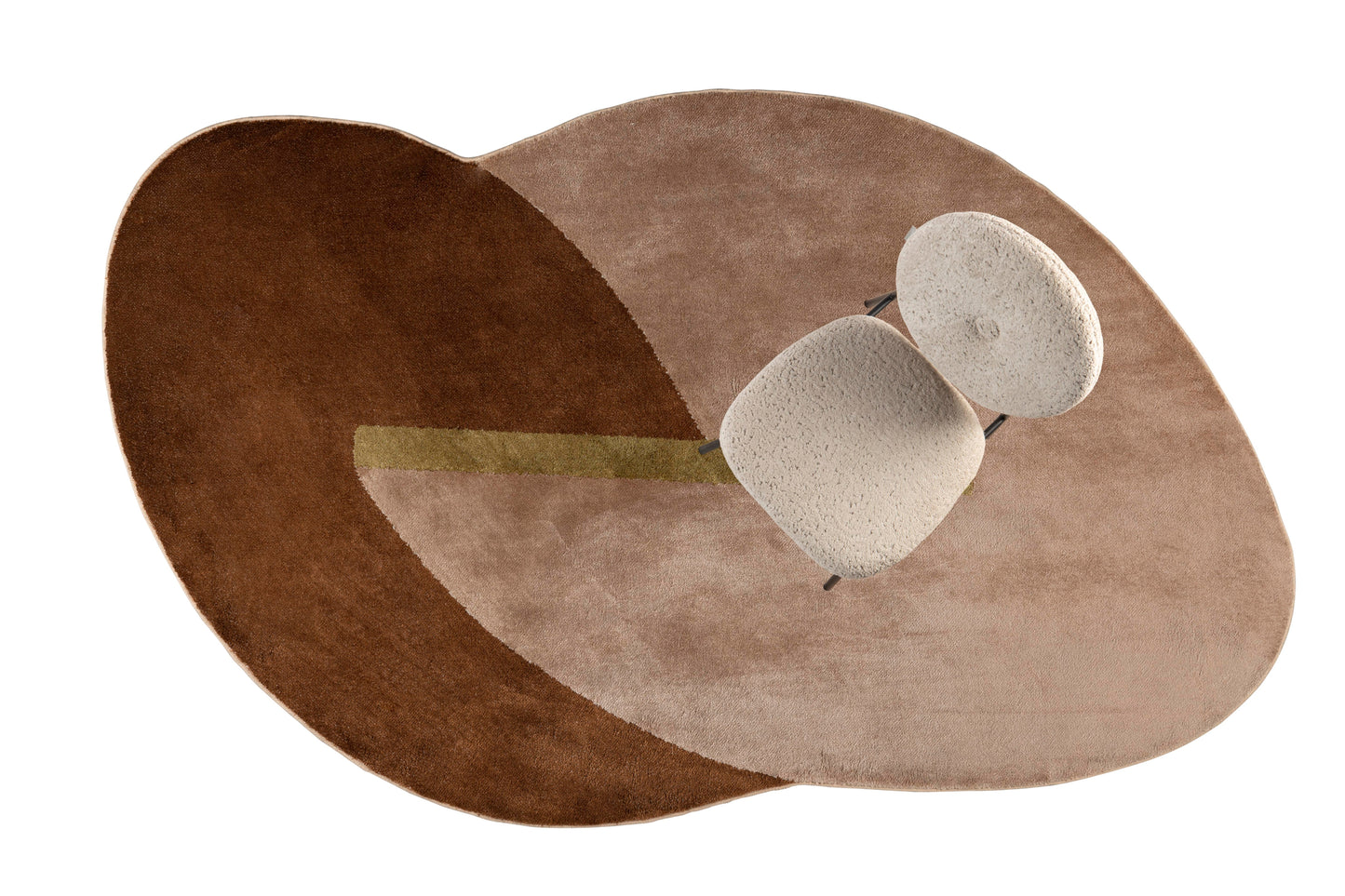 Zuiver Phila vloerkleed 257x160 cm Terra