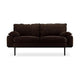 HKliving Retro 2-zitsbank Royal Velvet Espresso