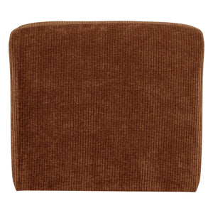 WOOOD Mojo Base 1-zits bank rib Roestbruin