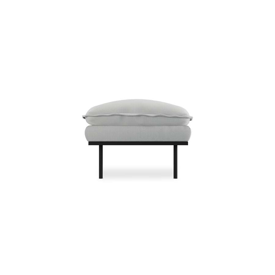 HKliving Retro hocker Corduroy Rib Cream