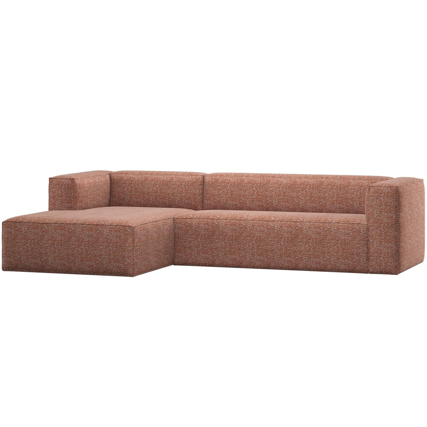WOOOD Bean hoekbank links Terra Melange