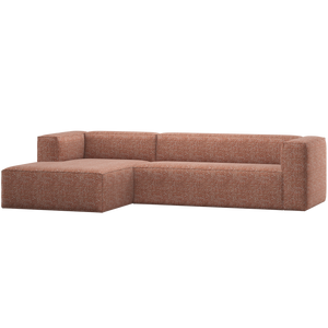 WOOOD Bean hoekbank links Terra Melange
