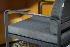 Fermob Bellevie dining armchair tuinstoel Nutmeg - Flannel