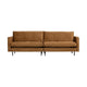 WOOOD Rodeo Classic 3-zits bank velvet Honinggeel
