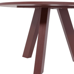 WOOOD Rhonda eettafel Ø120 cm Bordeauxrood
