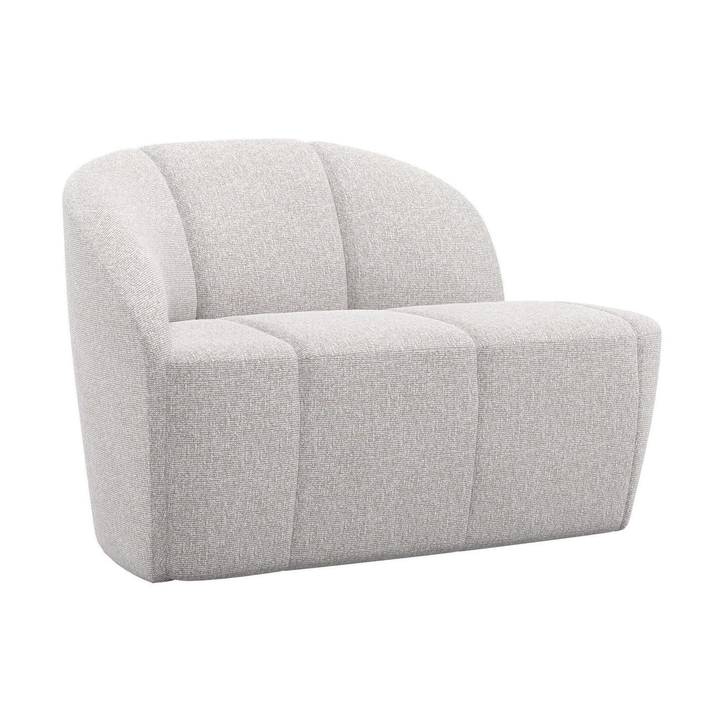 WOOOD Mojo 2-zits bankje arm links bouclé Ecru Melange