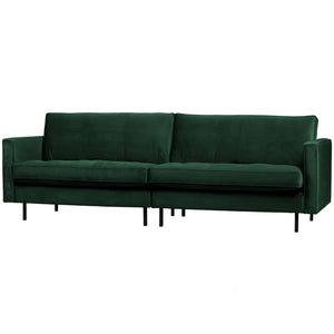 WOOOD Rodeo Classic 3-zits bank velvet Bosgroen