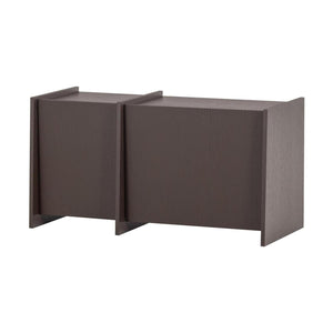 WOOOD Brock tv-meubel 102 cm Middenbruin