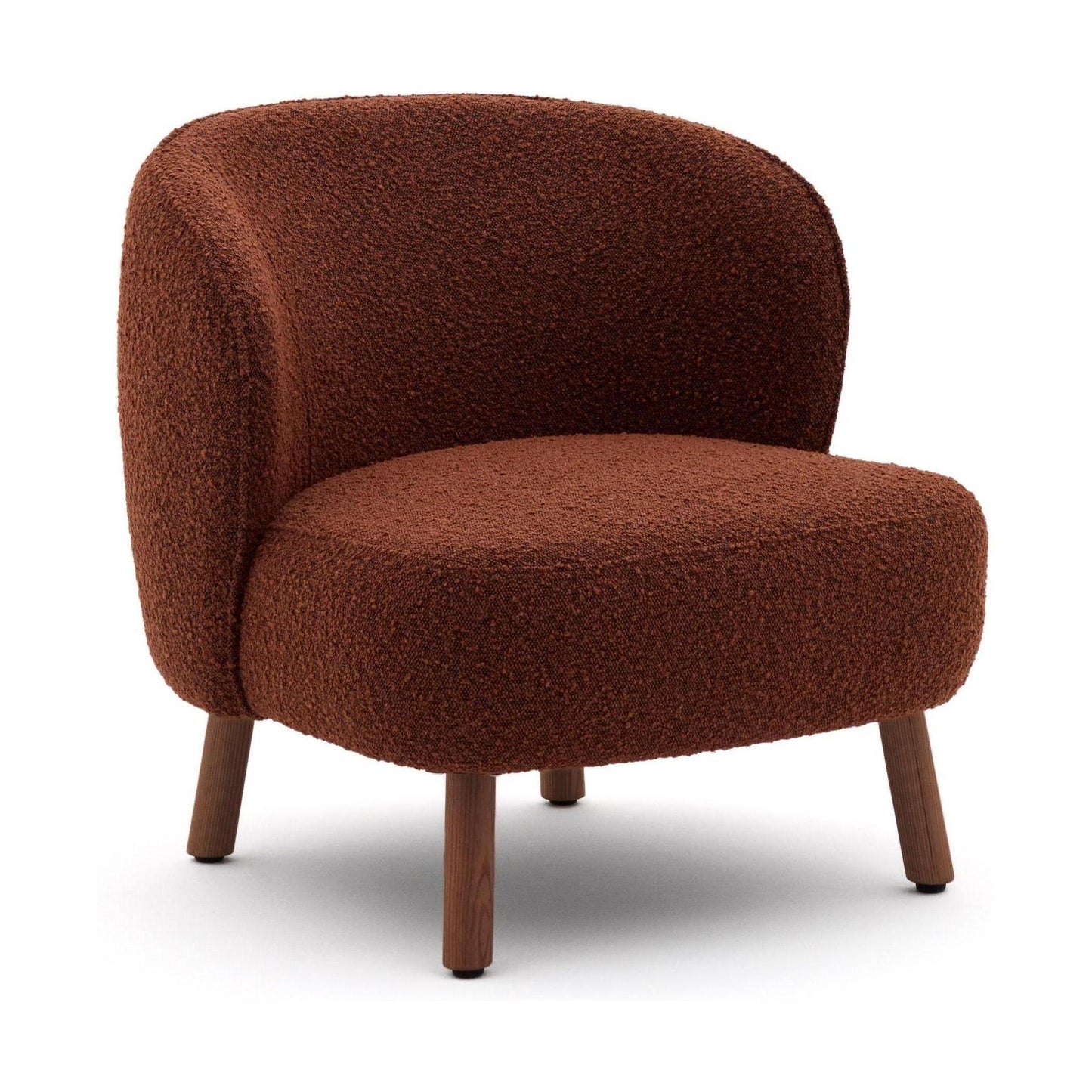 Kave Home Ulit fauteuil Terracotta walnoot