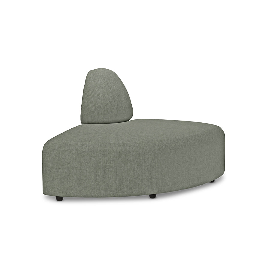 HKliving Jax bank angle Linen Army Green
