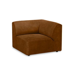 HKliving Jax bank right corner Royal Velvet Caramel