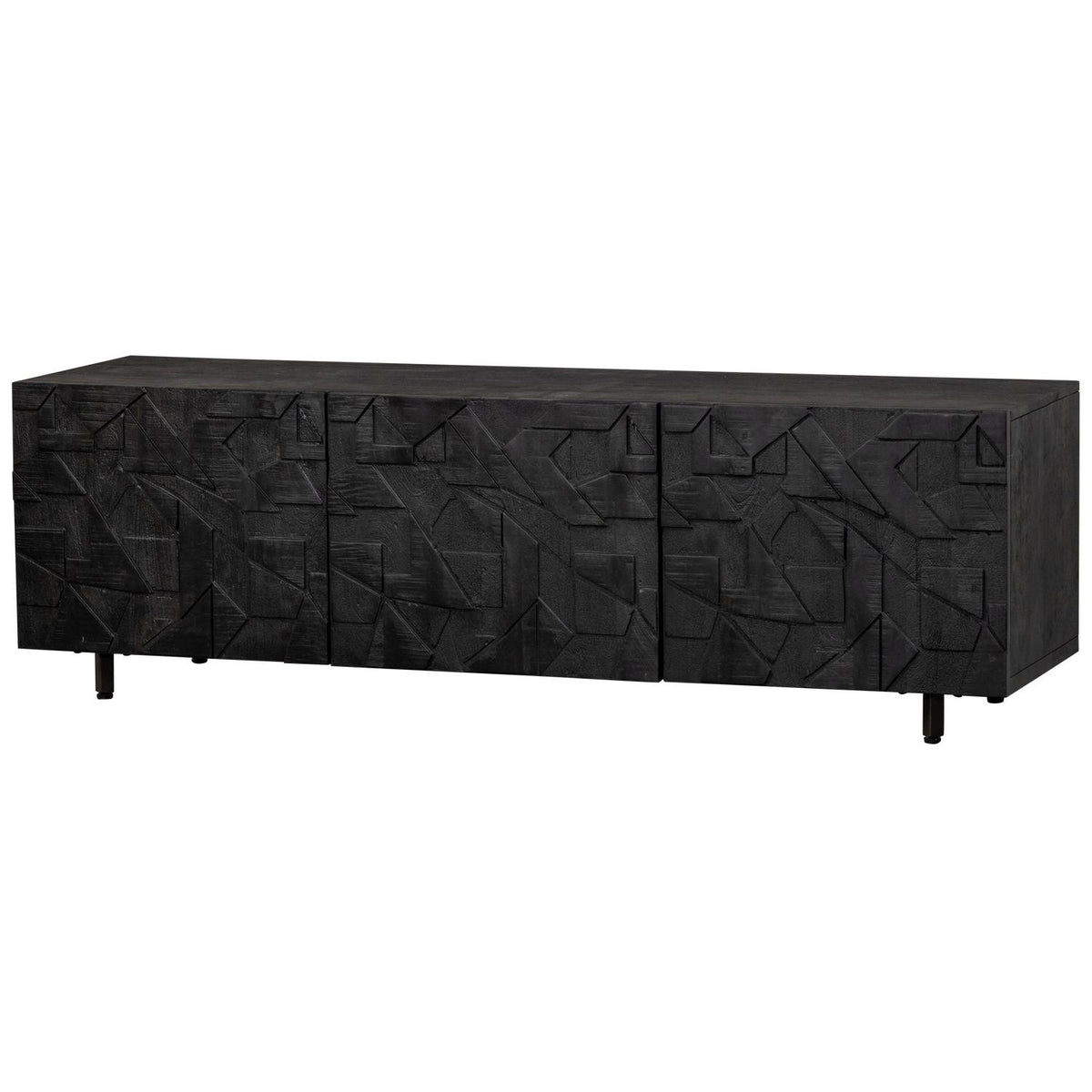 WOOOD Counter tv-meubel Zwart