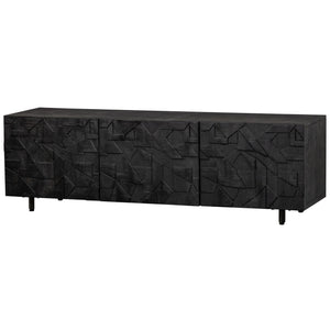 WOOOD Counter tv-meubel Zwart