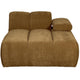 WOOOD Mojo chaise longue bank arm rechts ribstof Honinggeel