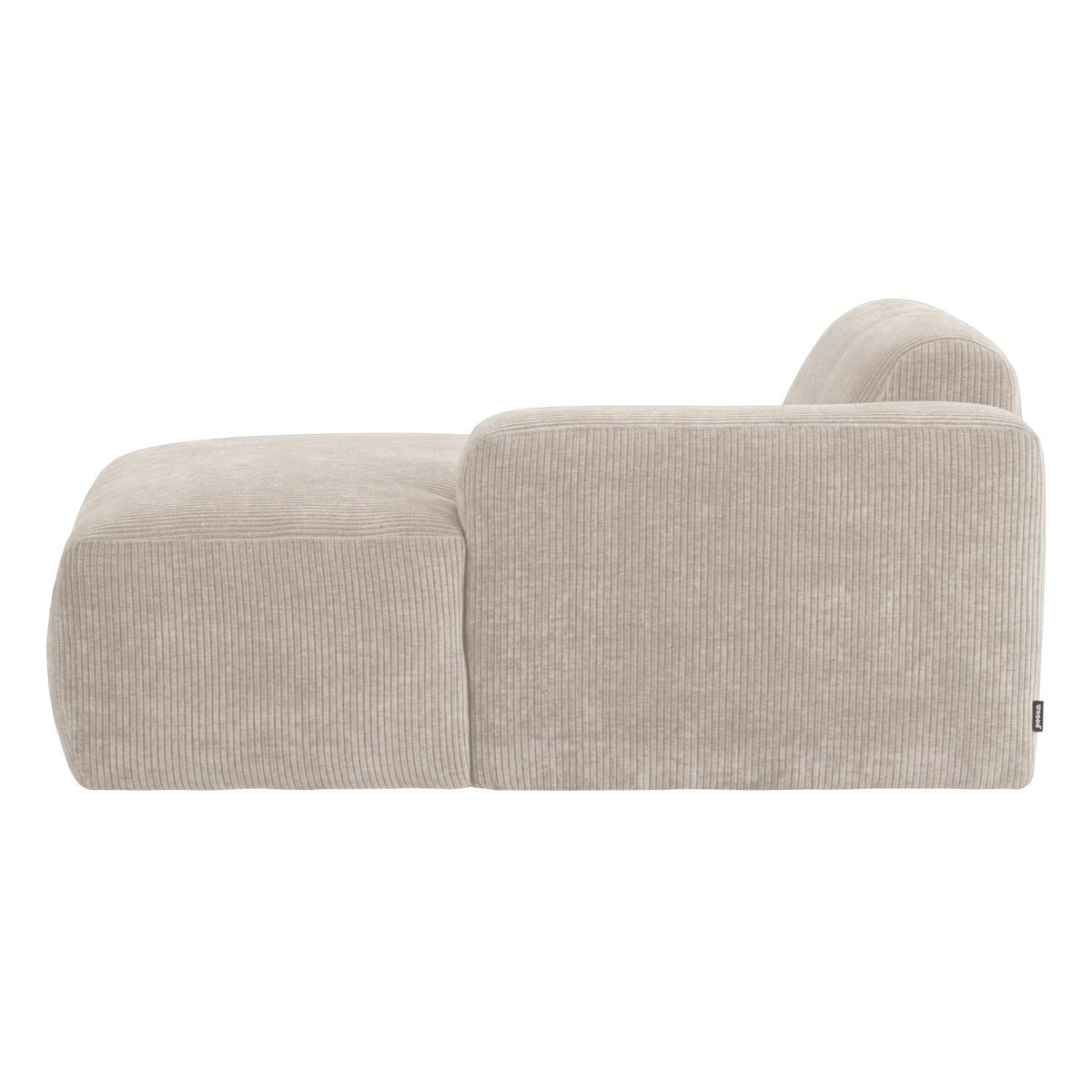 WOOOD Mojo Base chaise longue bank arm rechts rib Ecru
