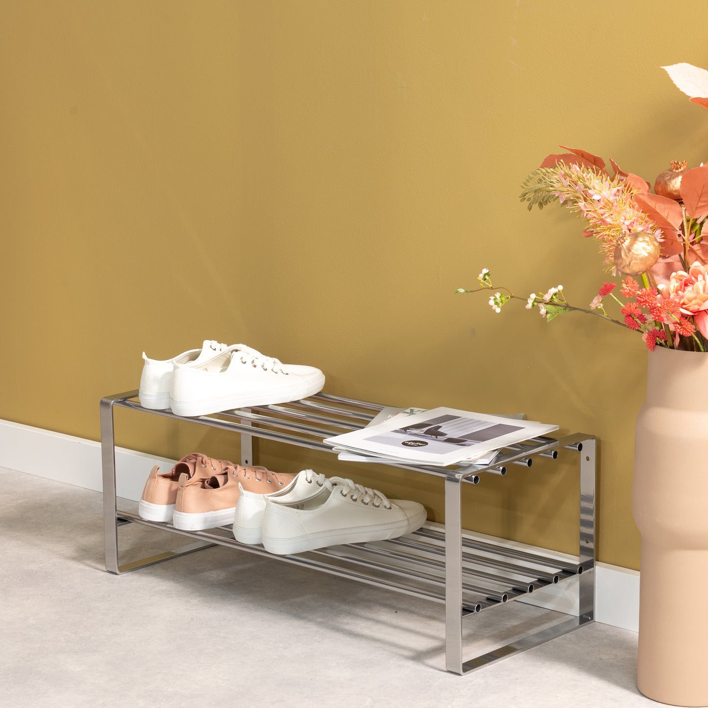 Spinder Design Rex SR schoenenrek Nikkel