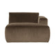 WOOOD Mojo Base chaise longue bank arm rechts velvet Taupe