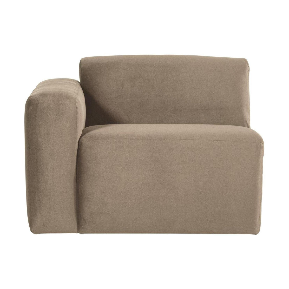 WOOOD Mojo Base 1-zits bank arm links velvet Khaki
