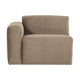 WOOOD Mojo Base 1-zits bank arm links velvet Khaki