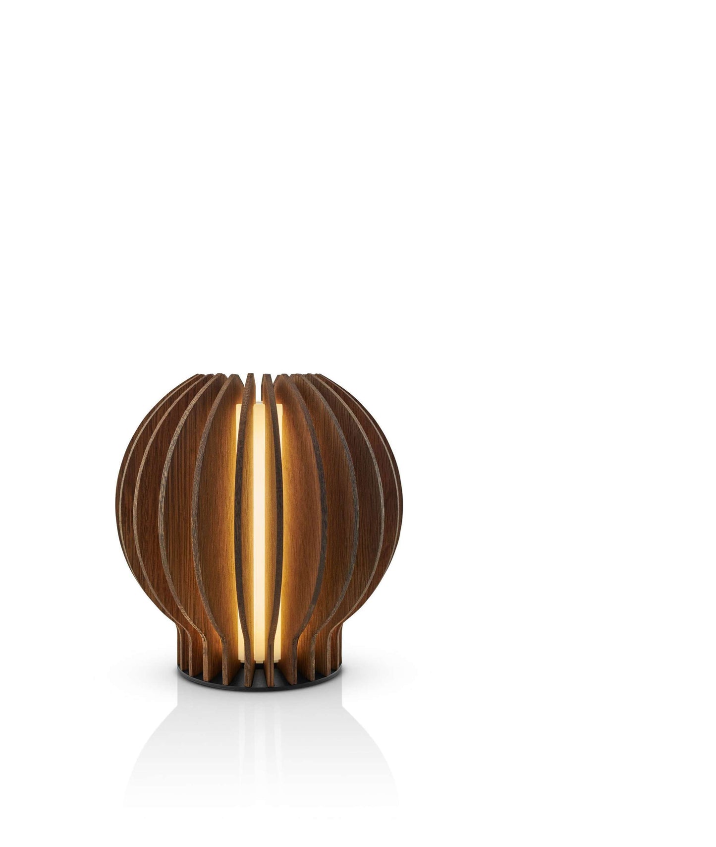 Eva Solo Radiant tafellamp rond smoked oak Bruin