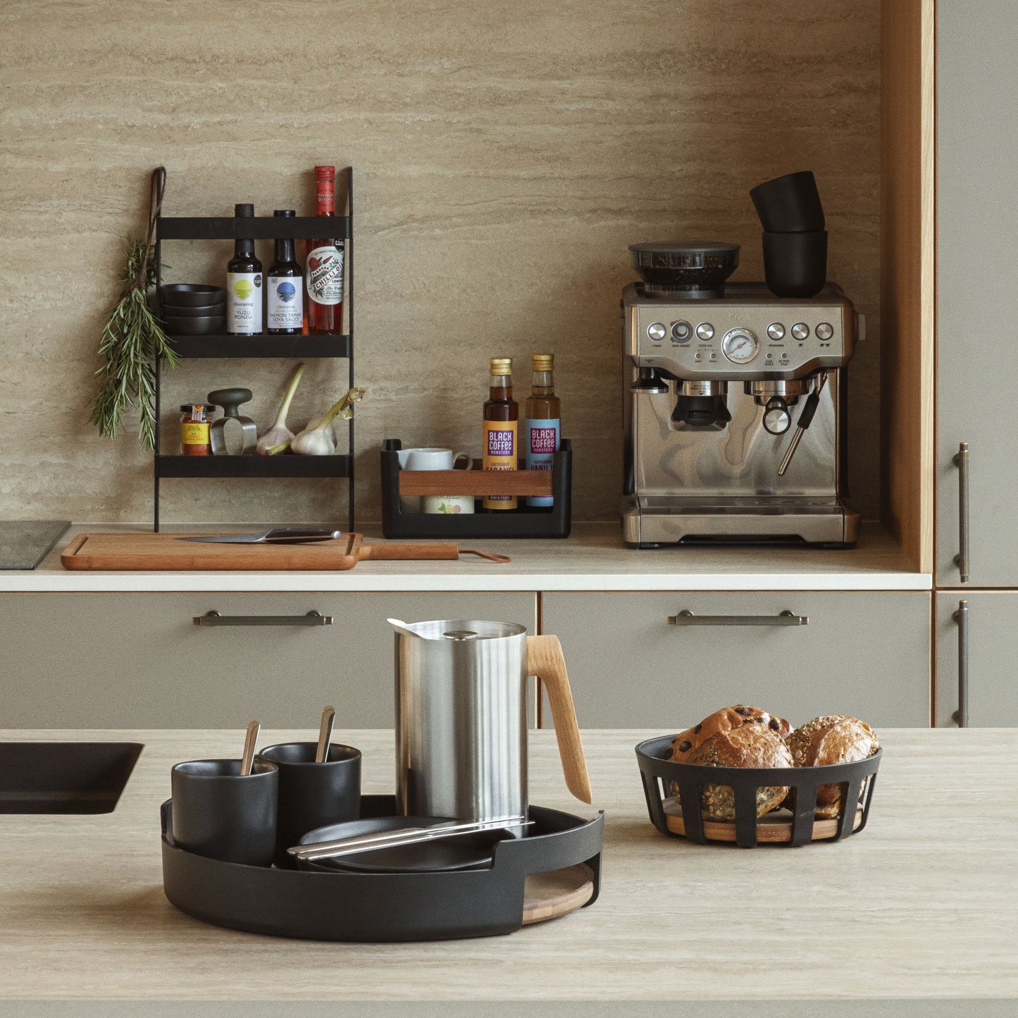 Eva Solo Nordic Kitchen broodmand large Zwart