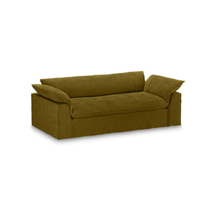 HKliving Nomad bank 244 cm Royal Velvet Olive