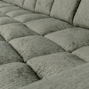 WOOOD Second Date chaise longue bank links structure velvet Frost