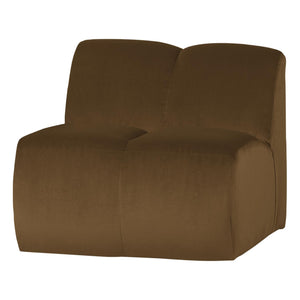 WOOOD Mojo Base 1-zits bank velvet Honinggeel