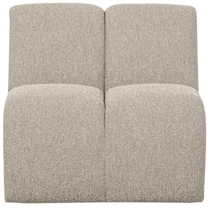 WOOOD Mojo 1-zits bank bouclé Beige Melange