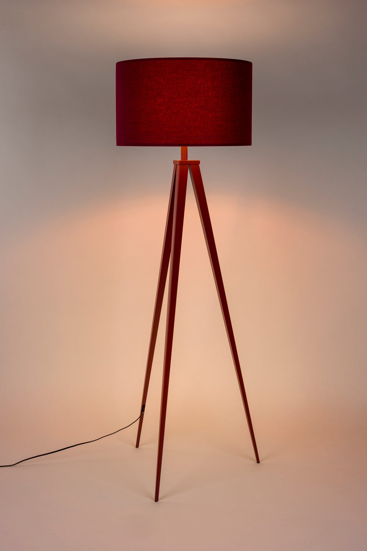 Zuiver Tripod vloerlamp Burgundy