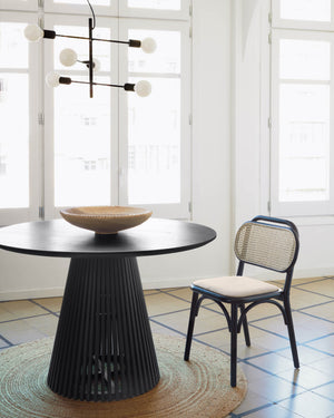 Kave Home Jeanette eettafel Ø120 cm Black