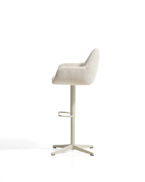 Kave Home Dorina verstelbare barkruk Beige
