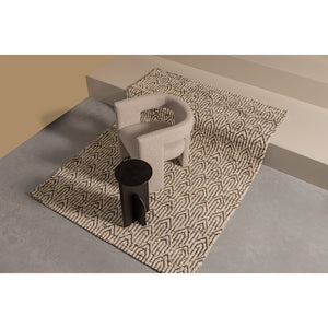 WOOOD Tiwa fauteuil bouclé Beige