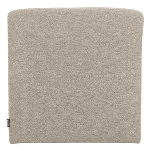WOOOD Mojo Base eetkamerbank 84 cm met rugleuning bouclé Beige