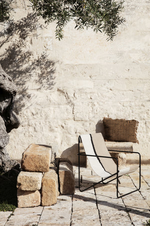 Ferm Living Desert loungestoel Soil/Black