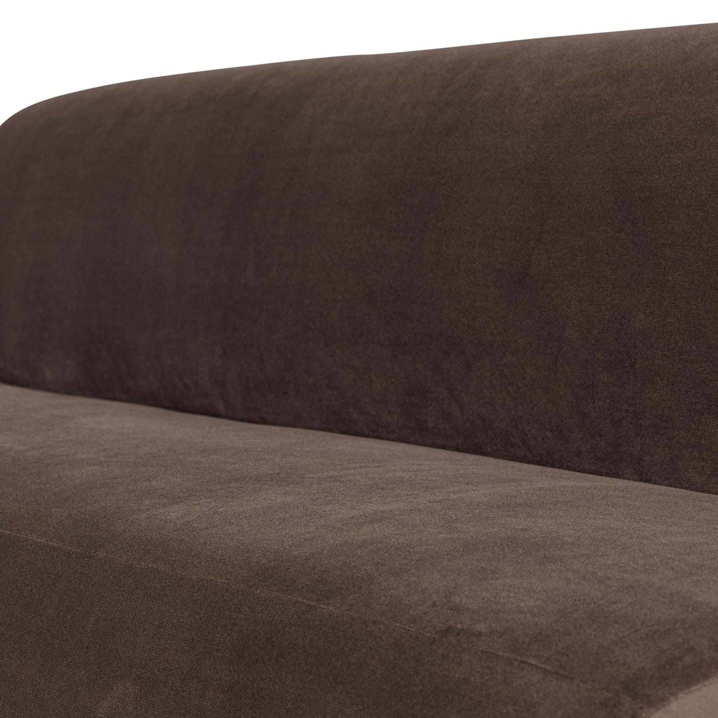 WOOOD Mojo Base eetkamerbank 164 cm velvet Bruin