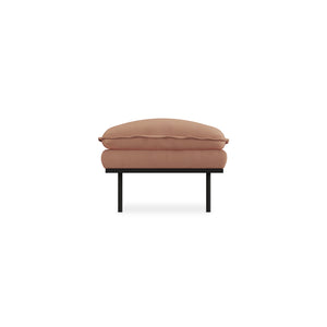 HKliving Retro hocker Linen Dusty Rose