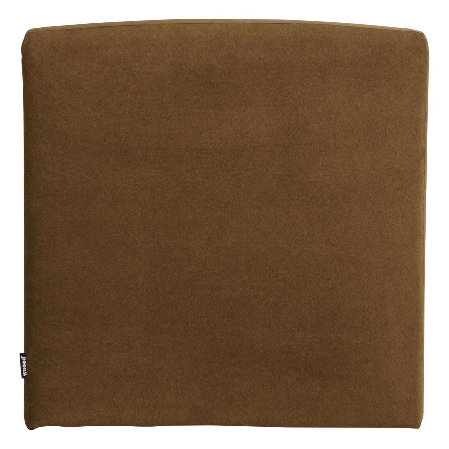 WOOOD Mojo Base eetkamerbank 84 cm met rugleuning velvet Honinggeel